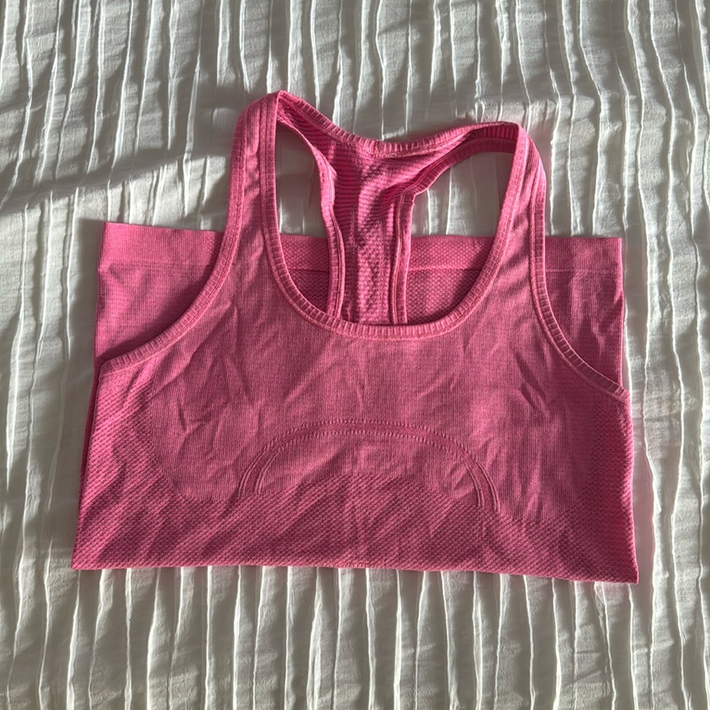 pink swiftly lululemon tank